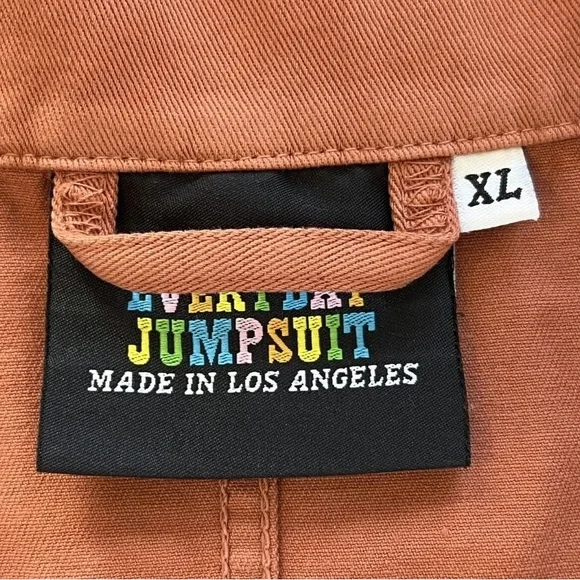 Big Bud Press Clay Red Everyday Jumpsuit Size XL - Picture 3 of 7